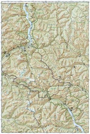 National Geographic North Cascades National Park Trail Map 2