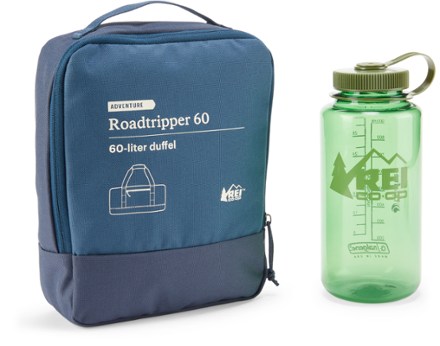 REI Co-op Roadtripper 60 Duffel Storage pouch (water bottle not included)