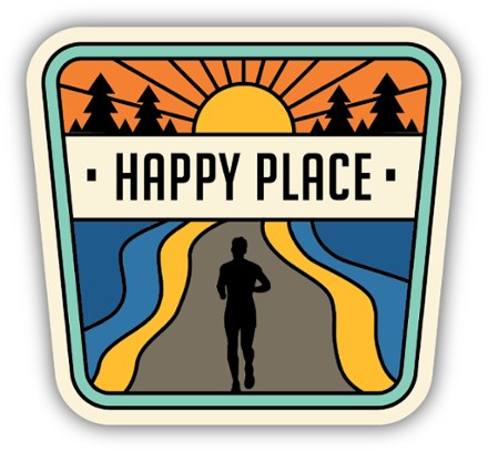Stickers Northwest Happy Place Run Sticker 0