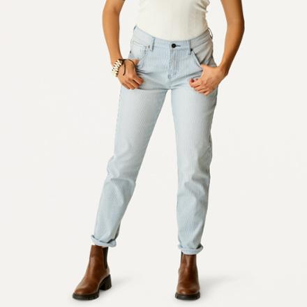 Carve Designs Carson Hi Rise Railroad Stripe Jeans - Women's 0