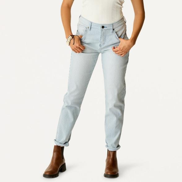 On Body Image of color Indigo Stripe