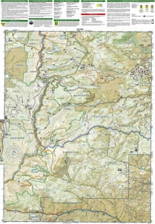 National Geographic Winter Park/Central City/Rollins Pass Trail Map 1