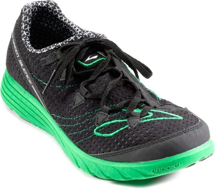 brooks green running shoes