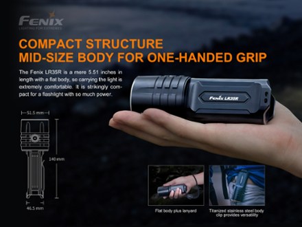 Fenix LR35R Rechargeable Flashlight 9