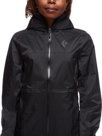 Black Diamond TreeLine Stretch Shell Rain Jacket - Women's 4
