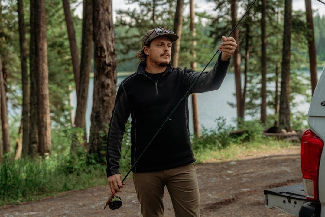 Location Image for Revel Quarter-Zip Fleece Sweater - Men's
