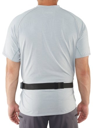NRS Zephyr Inflatable PFD Back view (Black)