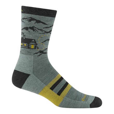 Darn Tough Hike Hike Hut Micro Crew Midweight Hiking Socks - Men's 0