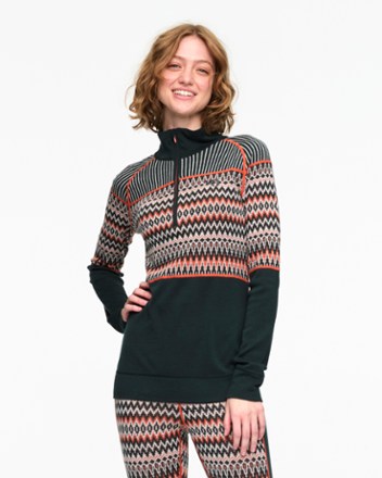 Kari Traa Silja Half-Zip Base Layer Top - Women's 1