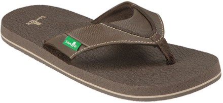 Sanuk Root Beer Cozy Flip-Flops Sizes 1-6