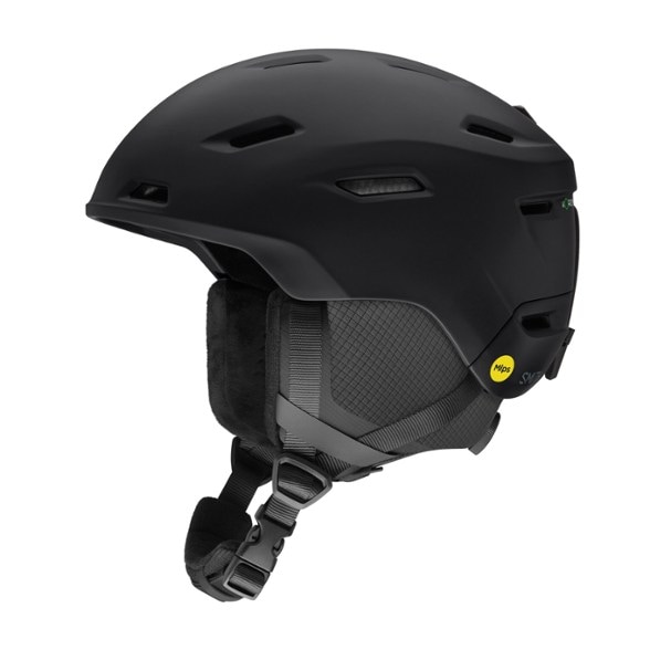 smith climbing skiing helmet Holt Jr Slime M Mips Brain Protection System reduces rotational forces caused by angled impacts to the head Smith Descend Mips Snow Helmet