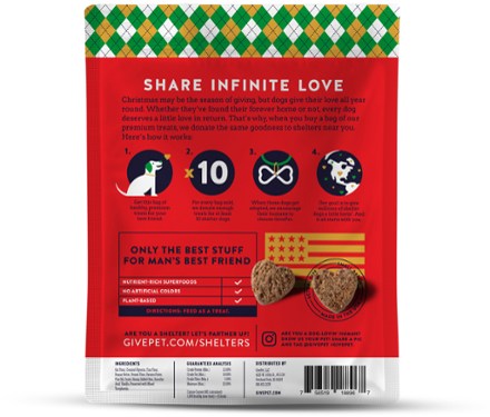GivePet Soft Baked Dog Treats - Holiday Flavors 1