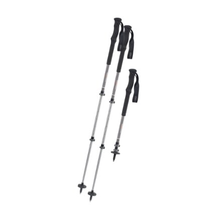 Komperdell Trailmaster Contour Powerlock Compact Trekking Poles - Pair 0