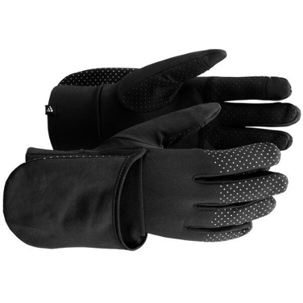 Craft Lumen Fleece Hybrid Gloves 2 Black 
