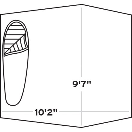 Tent Floor Plan (Yellow/Red)