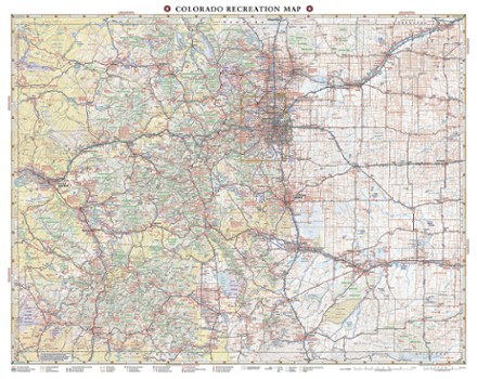 Benchmark Maps Colorado Recreation Map 2