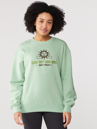Parks Project Leave Only Good Vibes Crew Sweatshirt - Women's 1