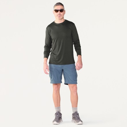 T-SHIRT TECHNIQUE MOTO MANCHES LONGUES HOMME - COUCHE DE BASE ÉTÉ | BLACK/BLUE | Dainese