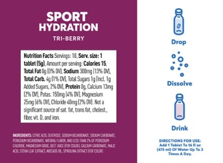 NUUN Sport Hydration Tablets - 10 servings 2