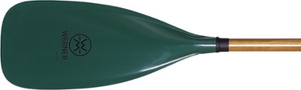 Werner Journey 1-Piece Wood Straight-Shaft Canoe Paddle 1