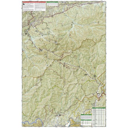 National Geographic Clingmans Dome / Cataloochee Topographic Map 2