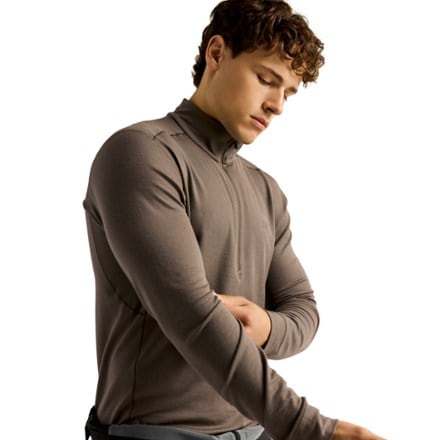 Arc'teryx Satoro Merino Wool Zip-Neck Base Layer Top - Men's 4