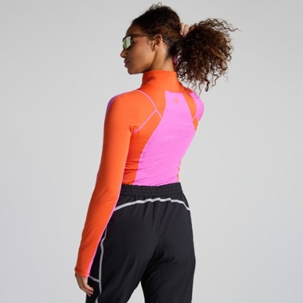 SENIQ Joytrek Grid Fleece Zip-Neck Pullover - Women's 1