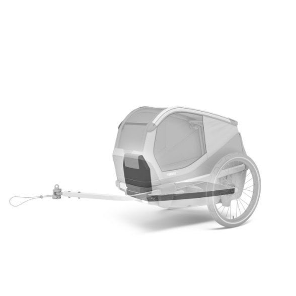 Dog trailer not included