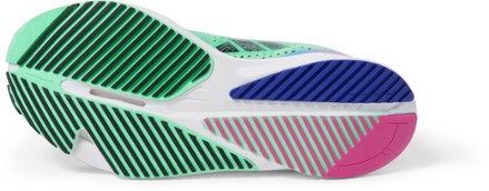 adidas Adizero SL Road-Running Shoes - Women's Sole view (Pulse Mint/Zero Met/Lucid)