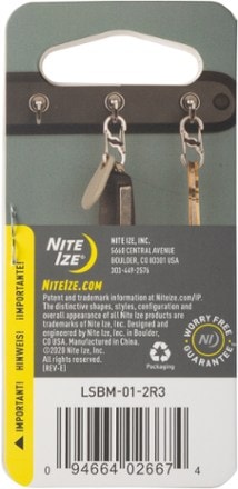 Nite Ize S-Biner MicroLock Keychains - Package of 2 4