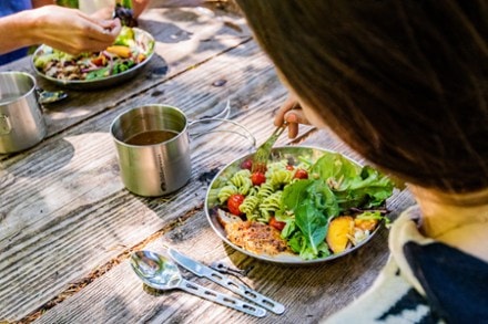 GSI Outdoors Glacier 3-Piece Stainless Cutlery Set 1