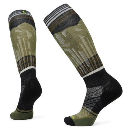 Ski Targeted Cushion Summit Shot Over The Calf Socks - Men's