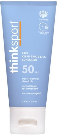 Thinksport Clear Zinc Active Face SPF 50 Sunscreen 0
