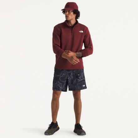 The North Face Cedar Trail Grid Fleece Quarter-Zip Jacket - Men's 3