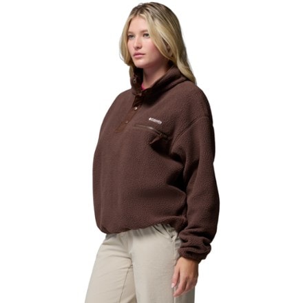 Columbia Helvetia II Cropped Half-Snap Fleece Pullover - Women's 3