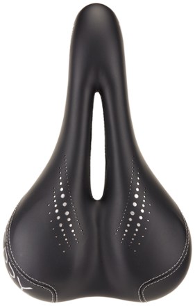 Terry Liberator X Gel Saddle - Women's Top View (Black/Grey)