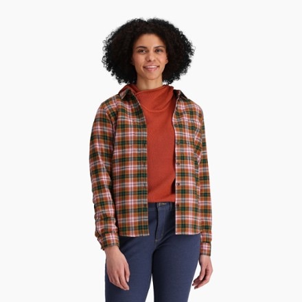 Royal Robbins Lieback Organic Cotton Flannel Shirt - Women's 1