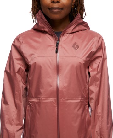 Black Diamond TreeLine Stretch Shell Rain Jacket - Women's 4