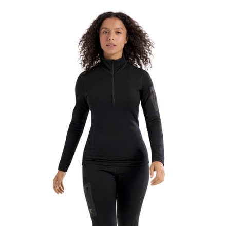 Arc'teryx Kyanite Zip-Neck Base Layer Top - Women's 1