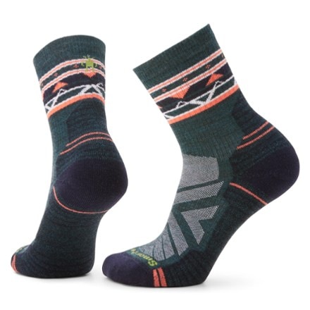 Smartwool Hike Light Cushion Zig Zag Valley Mid Crew Socks - Women's 0