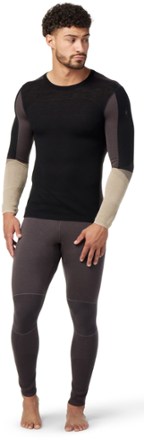Smartwool Intraknit Thermal Merino Colorblock Crew Base Layer Top - Men's 3