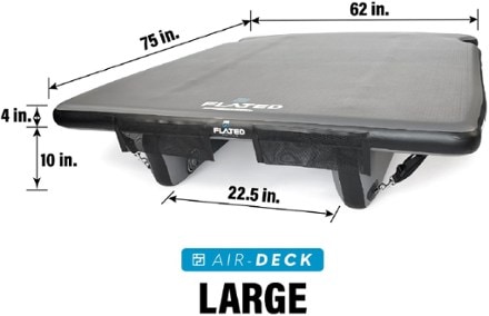 FLATED Air-Deck Raised Platform Bed - Large 3