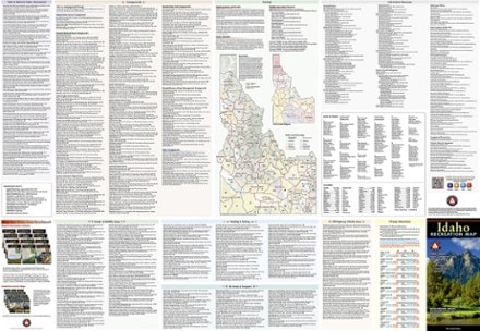Benchmark Maps Idaho Recreation Map 2