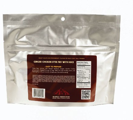 Trailtopia Ginger Chicken Stir Fry with Rice - 2 Servings 1