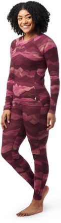Smartwool Classic Thermal Merino Pattern Crew Base Layer Top - Women's 5