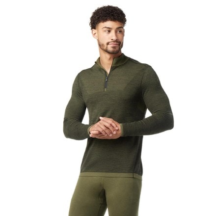 Smartwool Intraknit Thermal Max Merino Quarter-Zip Base Layer Top - Men's 0