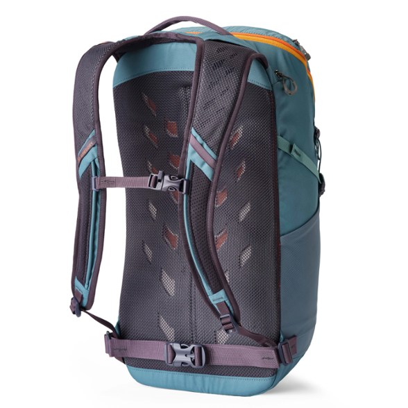 dagobert niko lightweight hiking backpack Minimalist V2 - 40L Ultralight Cool Contour Backpanel Padded foam with aerodynamic grooves for minimal contact and to promote air movement and keep your back cooler. Gregory Nano 24 Backpack Rio