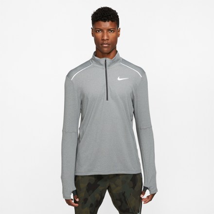 grey nike half zip mens