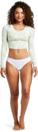 Roxy Waves for Days Crop Rashguard - Women's 2
