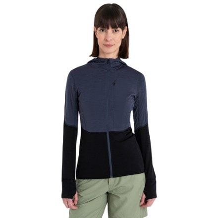 Icebreaker Merino Blend 200 RealFleece Descender Long-Sleeve Zip Hoodie - Women's 0